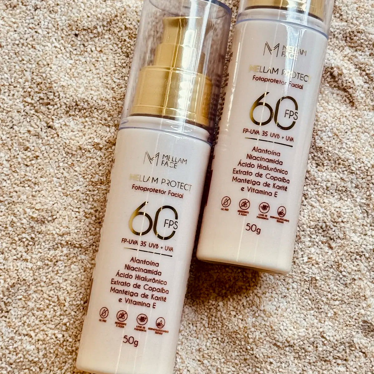 Protetor Solar Facial MellamProtect FPS 60 com PPD 35 – 50g