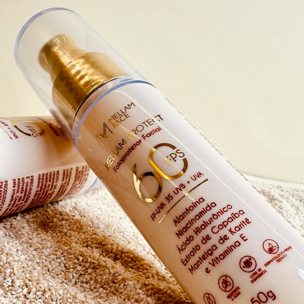 Protetor Solar Facial MellamProtect FPS 60 com PPD 35 – 50g